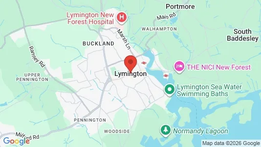 Houses for rent i Lymington - Hampshire - kort over placeringen