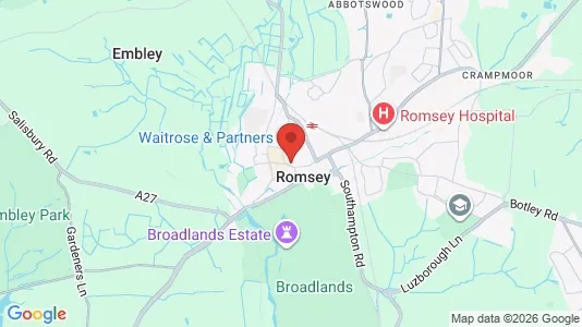 Houses for rent i Romsey - Hampshire - kort over placeringen