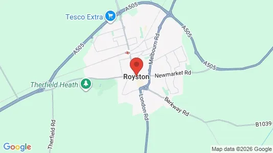 Apartments for rent i Royston - Hertfordshire - kort over placeringen