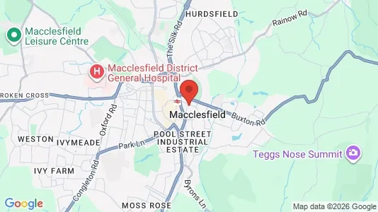 Apartments for rent i Macclesfield - Cheshire - kort over placeringen