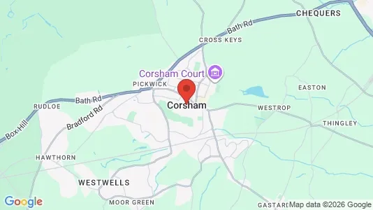 Apartments for rent i Corsham - Wiltshire - kort over placeringen