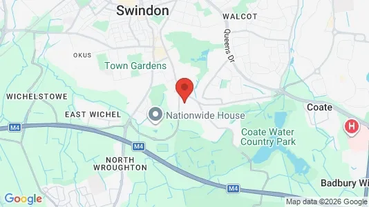 Houses for rent i Swindon - Wiltshire - kort over placeringen