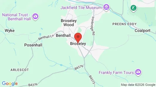 Apartments for rent i Broseley - Shropshire - kort over placeringen