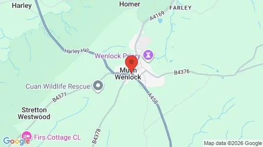 Apartments for rent i Much Wenlock - Shropshire - kort over placeringen