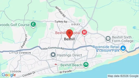 Apartments for rent i Bexhill-on-Sea - East Sussex - kort over placeringen