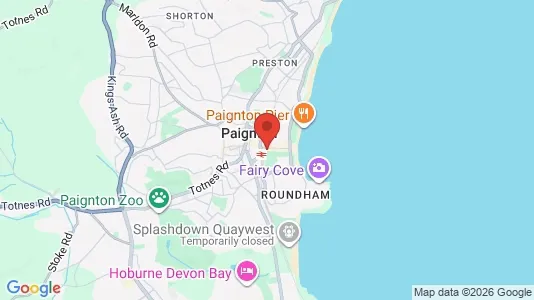 Apartments for rent i Paignton - Devon - kort over placeringen