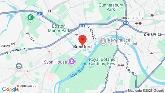 Apartments for rent i Brentford - Middlesex - kort over placeringen