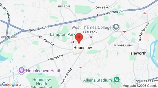 Apartments for rent i Hounslow - Middlesex - kort over placeringen