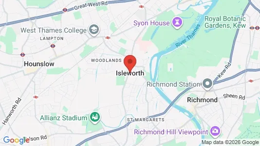 Apartments for rent i Isleworth - Middlesex - kort over placeringen