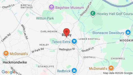 Apartments for rent i Batley - West Yorkshire - kort over placeringen