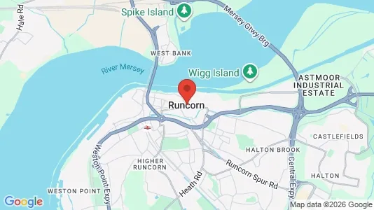 Apartments for rent i Runcorn - Cheshire - kort over placeringen