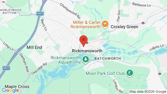Apartments for rent i Rickmansworth - Hertfordshire - kort over placeringen