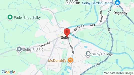 Apartments for rent i Selby - North Yorkshire - kort over placeringen