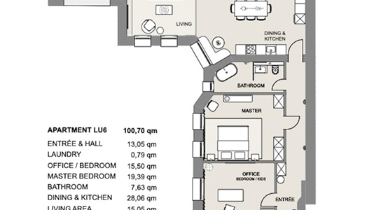100 m2 apartment in Berlin Charlottenburg-Wilmersdorf for rent 